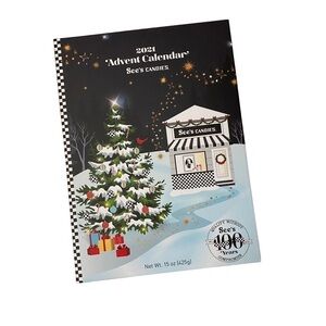 2021 Empty See’s Candy Advent Calendar Box 24 Compartments
